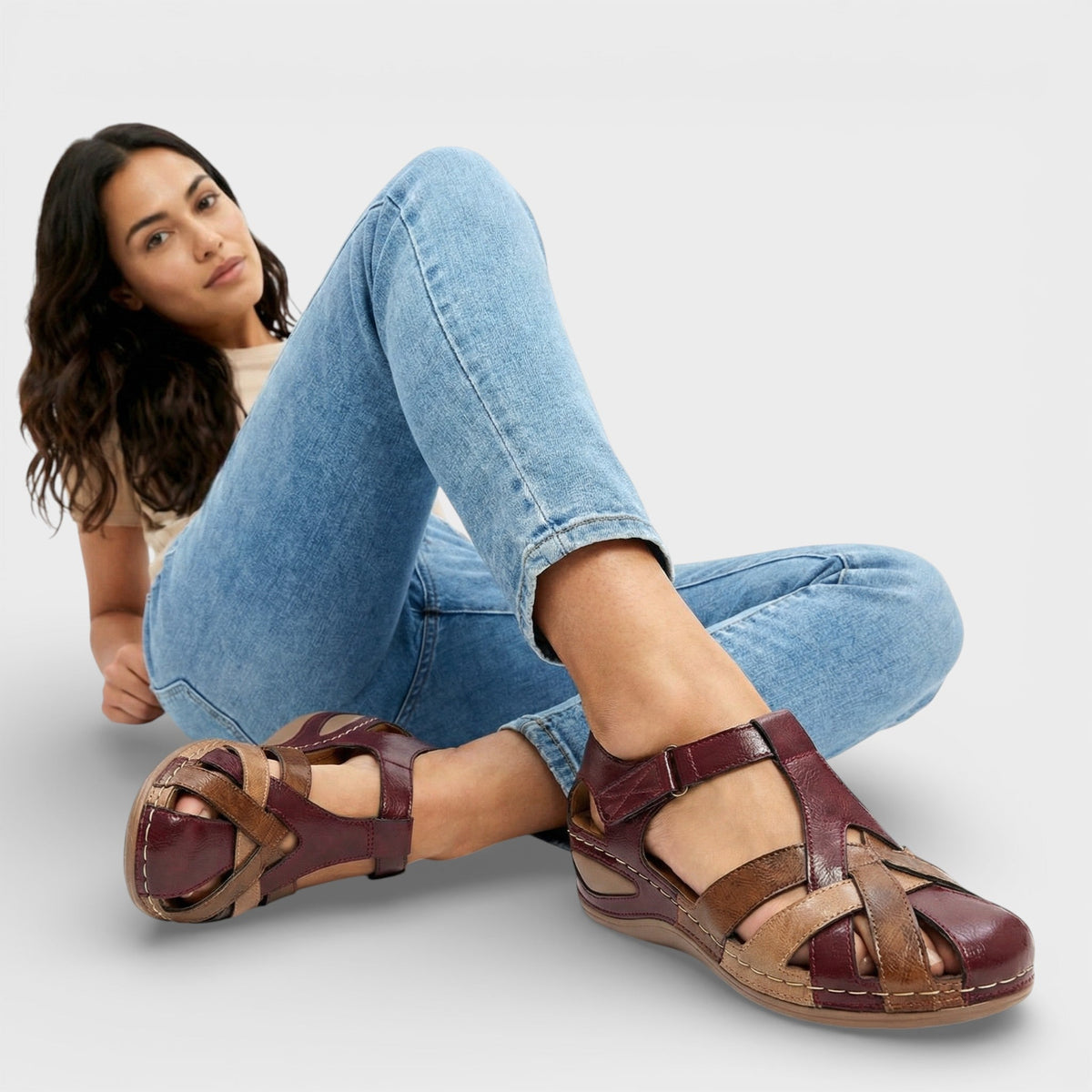 Theodora - Women's Comfort Multicoloured Sandals - photo 2
