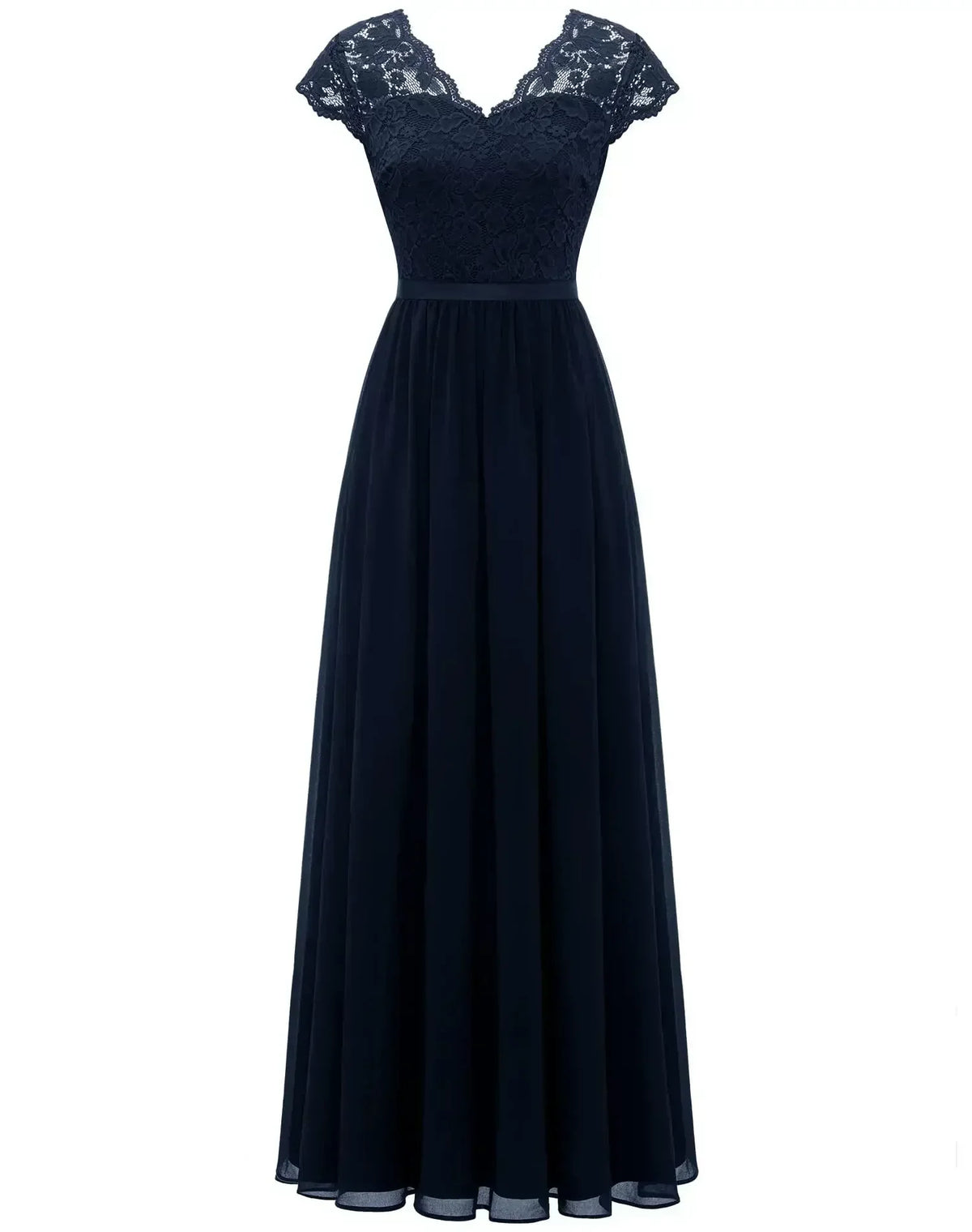 Saskia - Women's Fitted Maxi Dress - photo 10