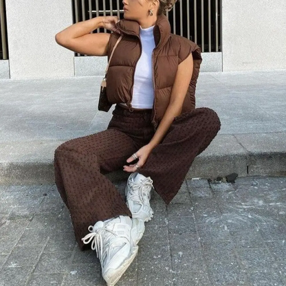 Ilaria - Women's Cropped Puffer Jacket - photo 7