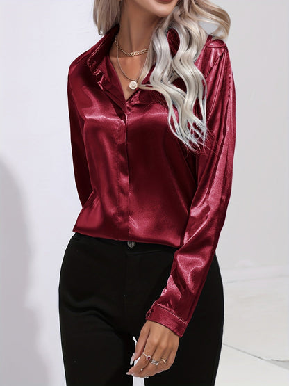 Imogen - Women's Satin Blouse - photo 12