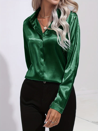 Imogen - Women's Satin Blouse - photo 14