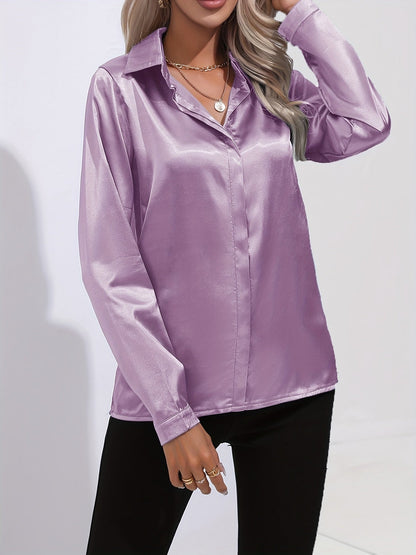 Imogen - Women's Satin Blouse - photo 8