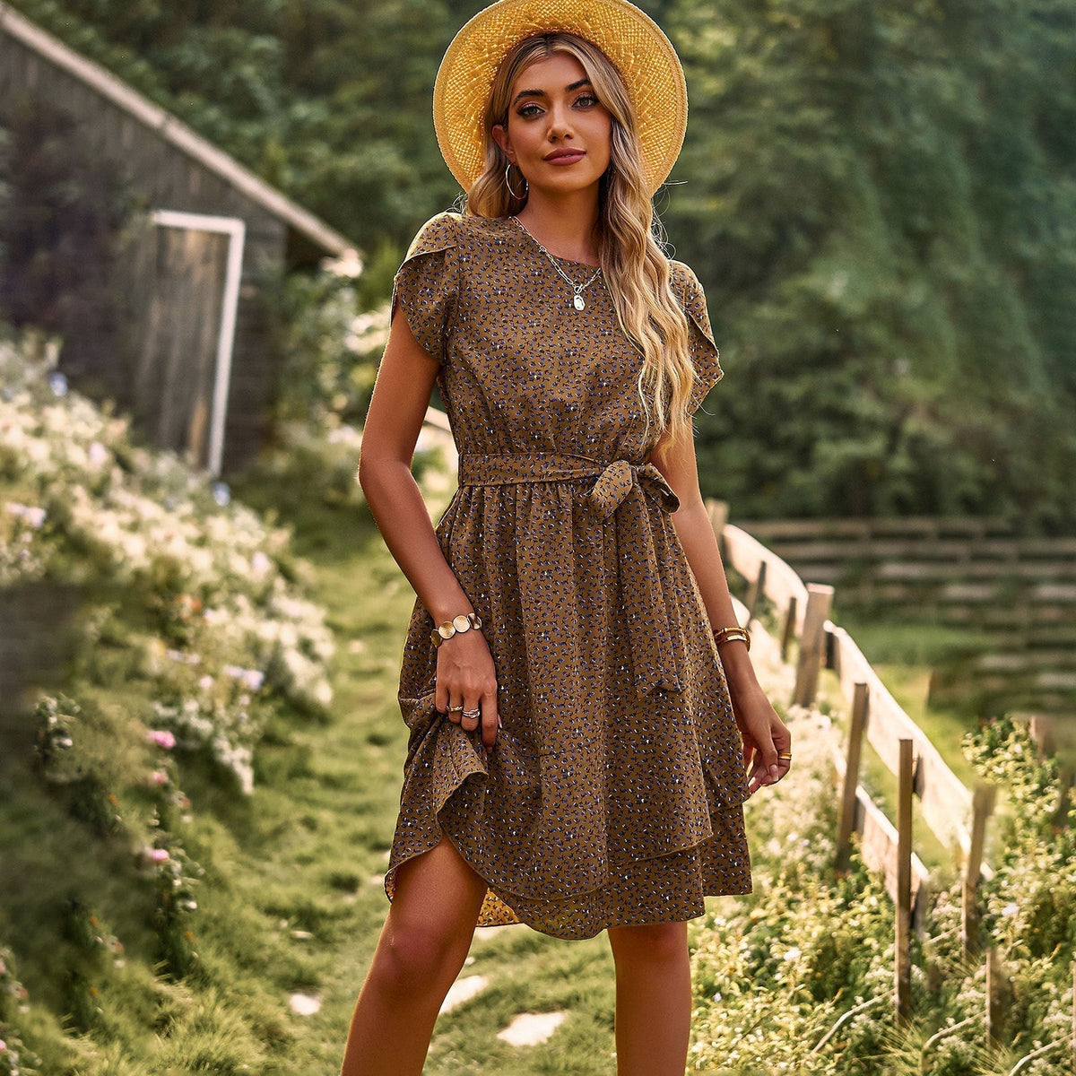 Giselle - Women's Floral Dress - photo 5