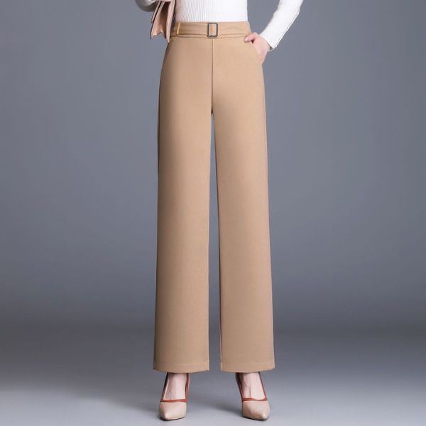 Zara - Women's Wide-Leg Work Pants - photo 3