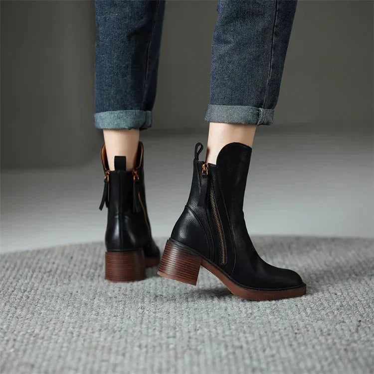 Saskia - Women's Classic Mid Boots - photo 3