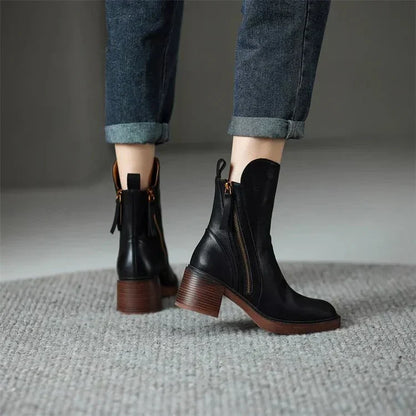 Saskia - Women's Classic Mid Boots - photo 3