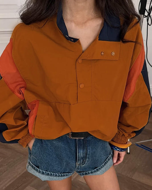 Yolande - Women's Relaxed Blocking Jacket - photo 1