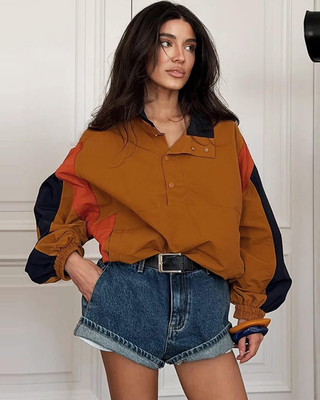 Yolande - Women's Relaxed Blocking Jacket - photo 2