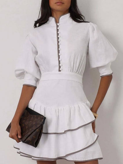 Thea - Women's Mini Patchwork Dress - photo 4