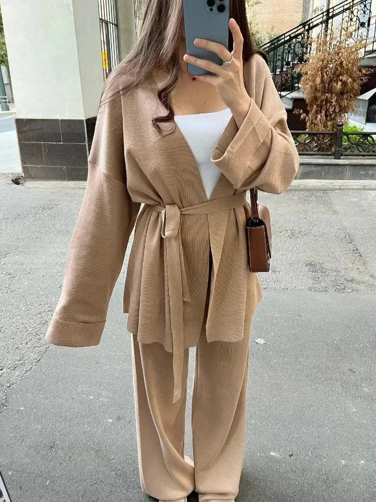 Caitlin - Women's Two-Piece Knit Set - photo 1