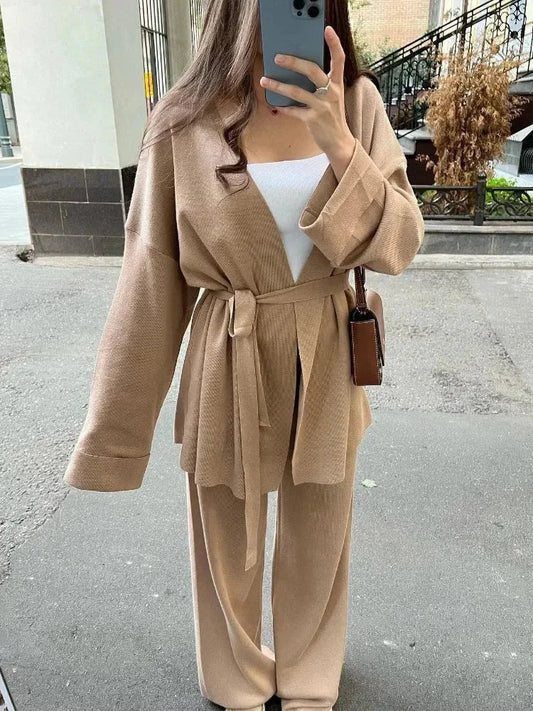 Caitlin - Women's Two-Piece Knit Set - photo 1