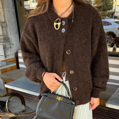 Camille - Women's Relaxed Knit Sweater - photo 1