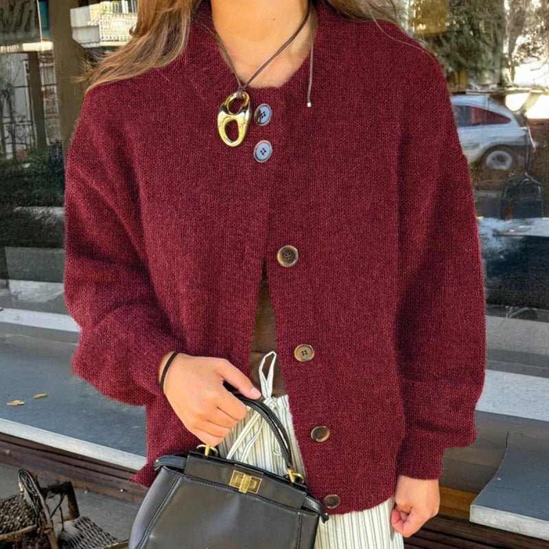 Camille - Women's Relaxed Knit Sweater - photo 4