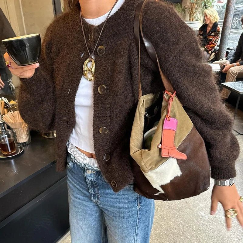 Camille - Women's Relaxed Knit Sweater - photo 7