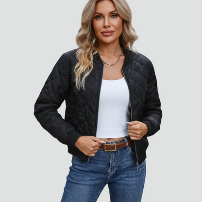 Verity - Women's Bomber Quilted Jacket - photo 3