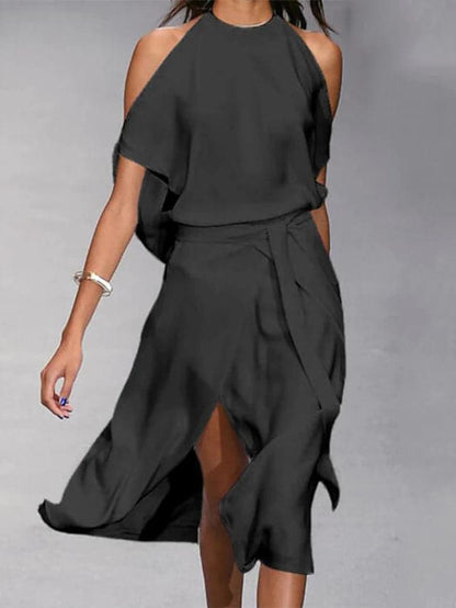 Ulrike - Women's Midi Fluid Dress - photo 2