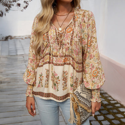 Seraphine - Women's Floral Blouse - photo 5