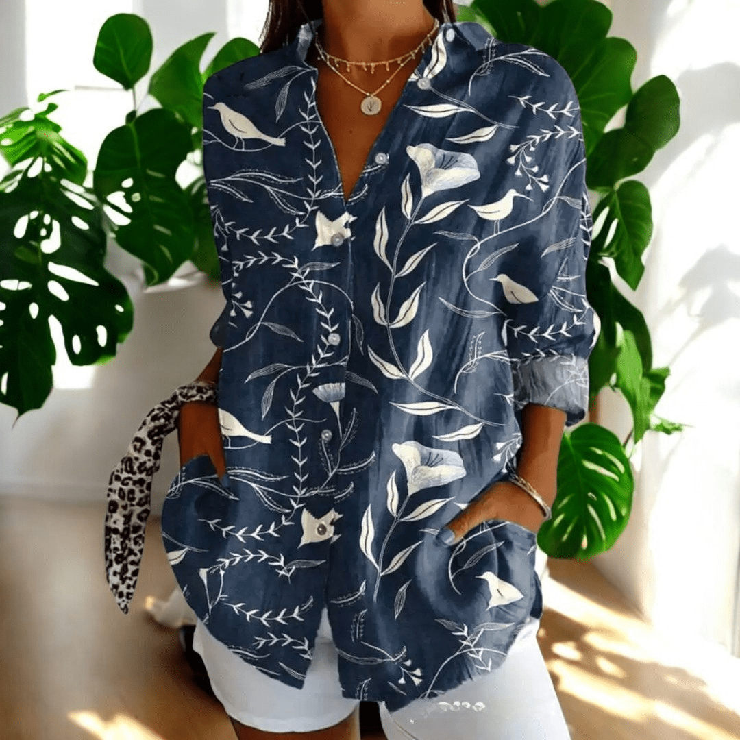 Honora - Women's Silk Work Top - photo 9