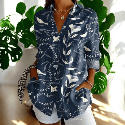 Honora - Women's Silk Work Top - photo 9