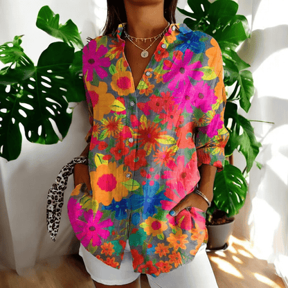 Honora - Women's Silk Work Top - photo 10