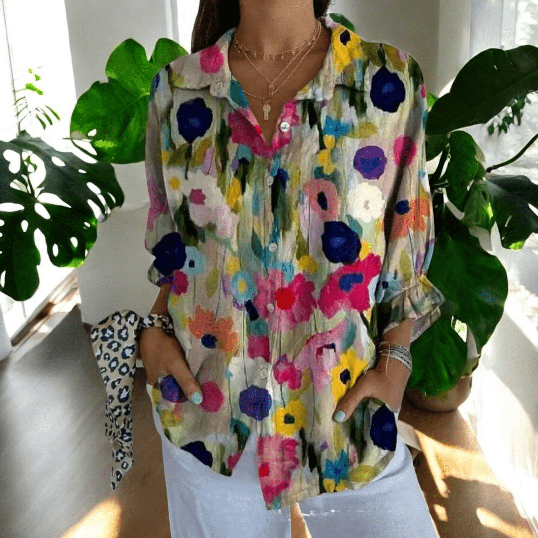 Honora - Women's Silk Work Top - photo 6