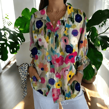 Honora - Women's Silk Work Top - photo 6