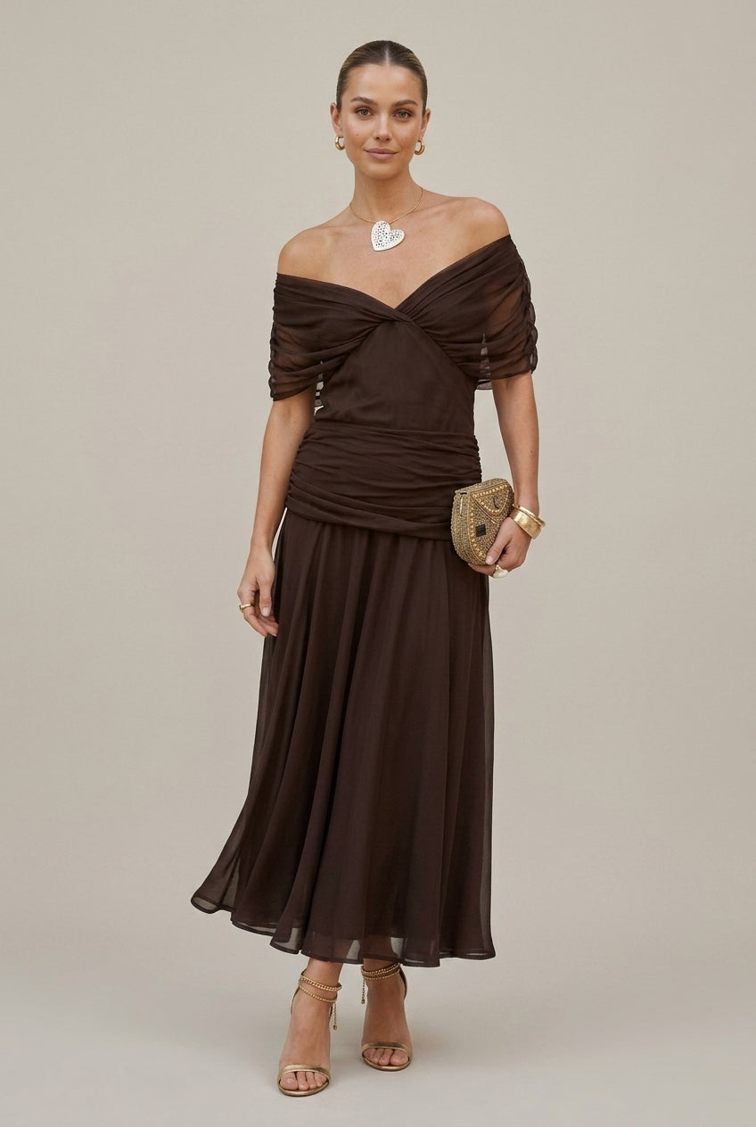 Josephine - Women's Wrap Maxi Dress - photo 1