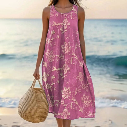 Katarina - Women's Floral Cotton Dress - photo 1