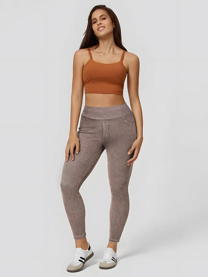 Elowen - Women's High-Waisted Denim Pants - photo 4