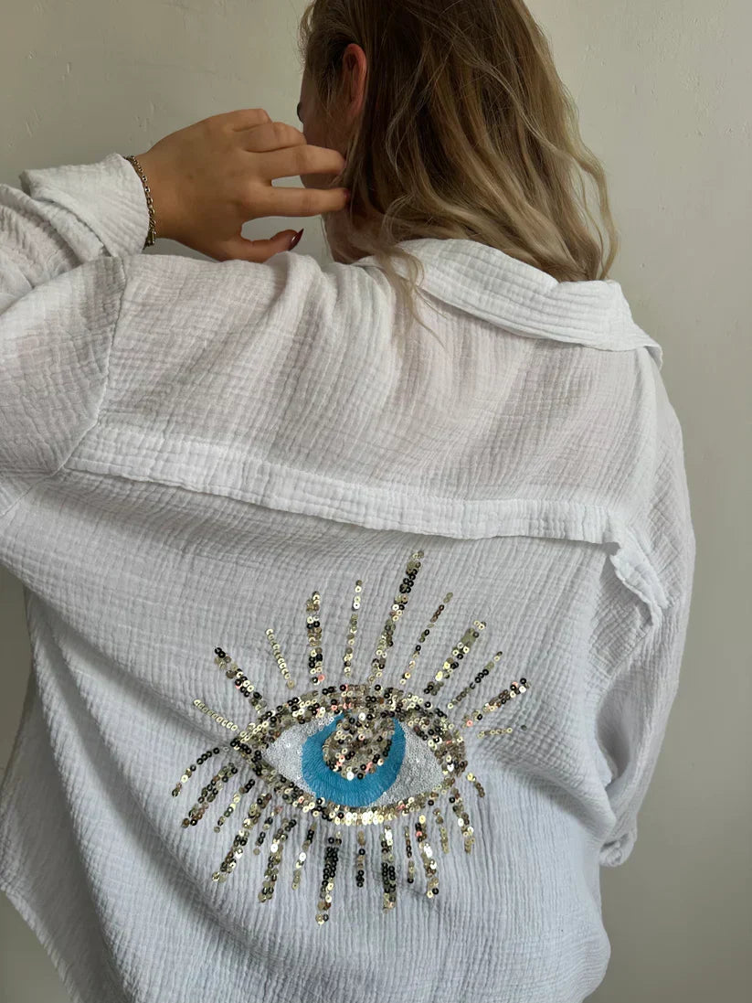 Elody - Women's Oversized Shirt (Plus Size Available) - photo 6