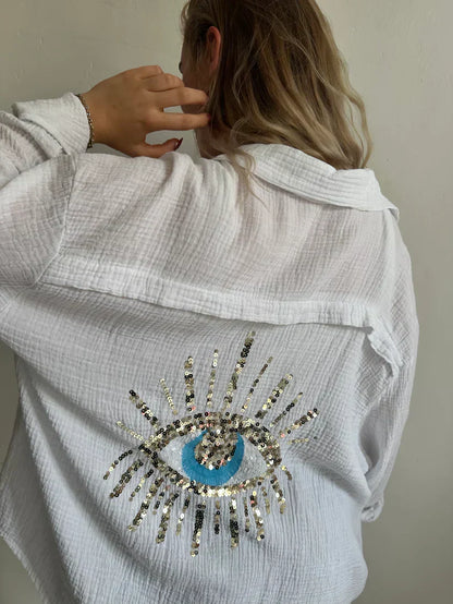 Elody - Women's Oversized Shirt (Plus Size Available) - photo 6