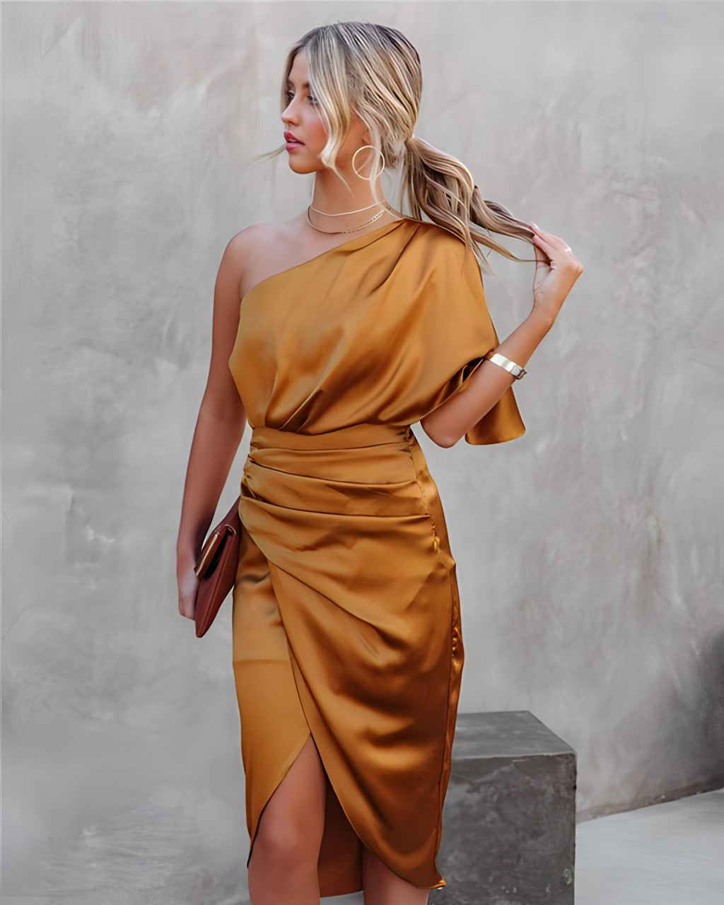 Nerissa - Women's Sheath Midi Dress