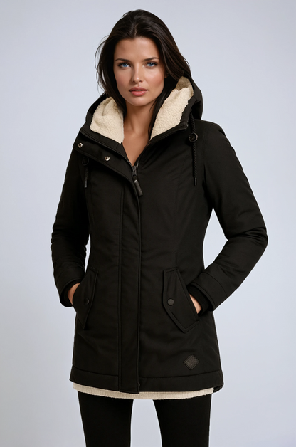 Frida - Women's Fleece Hooded Coat - photo 1
