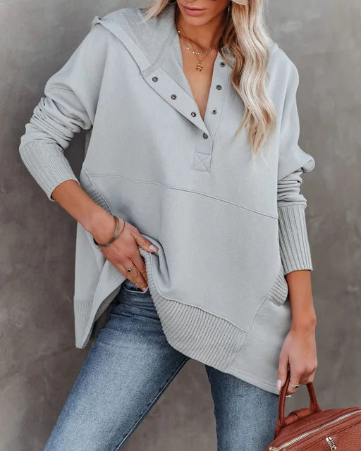 Corinne - Women's Hooded Long Sweater