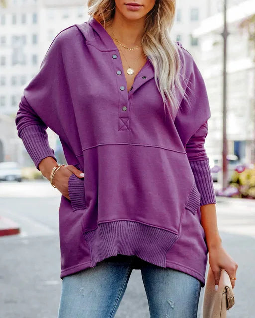 Corinne - Women's Hooded Long Sweater