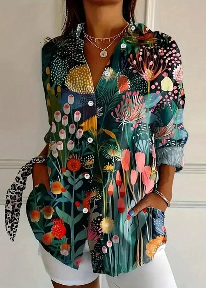 Lisbeth - Women's Vibrant Floral Top - photo 5