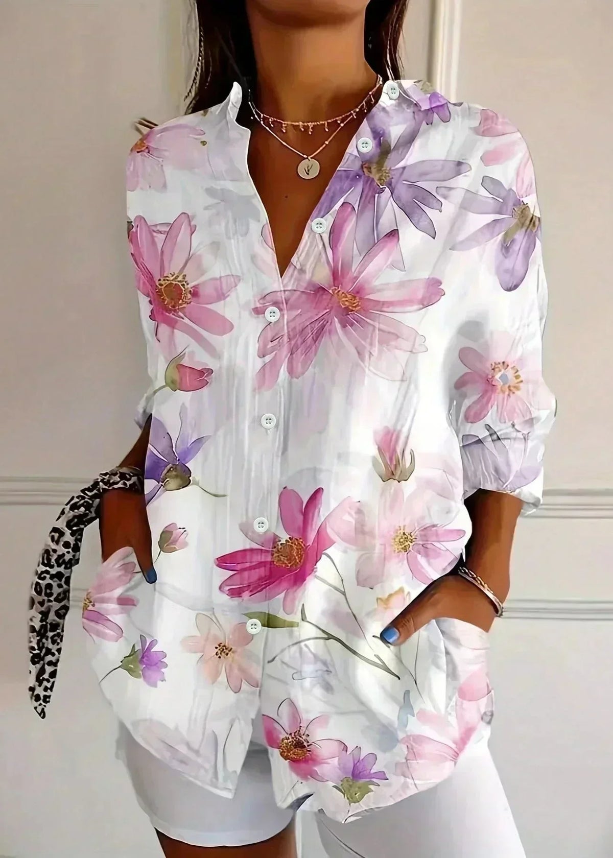 Lisbeth - Women's Vibrant Floral Top - photo 6