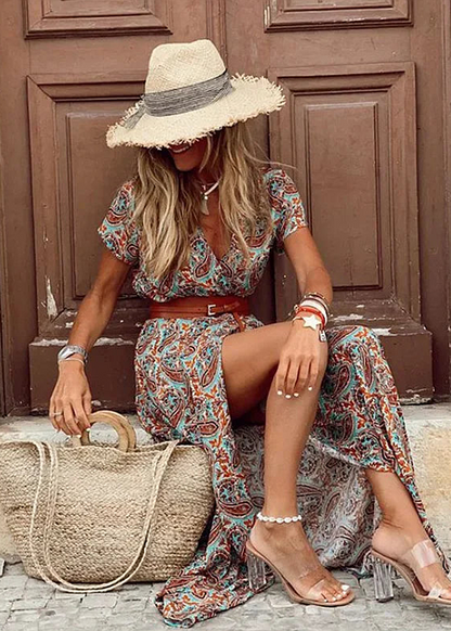 Zara - Women's Floral Maxi Dress - photo 7