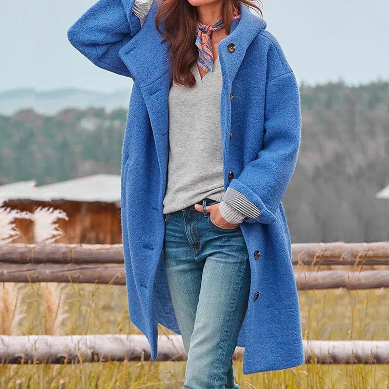 Sidonie - Women's Longline Tailored Coat - photo 2