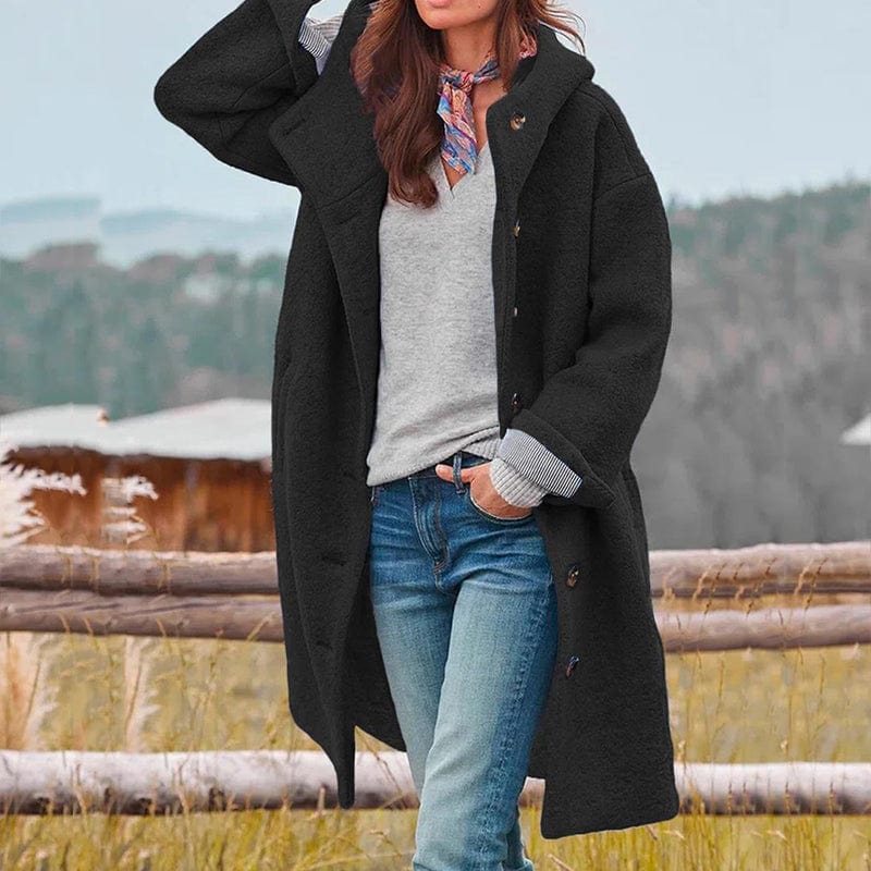 Sidonie - Women's Longline Tailored Coat - photo 3