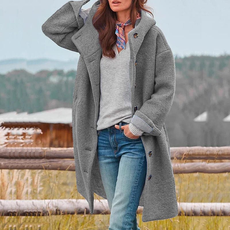 Sidonie - Women's Longline Tailored Coat - photo 4