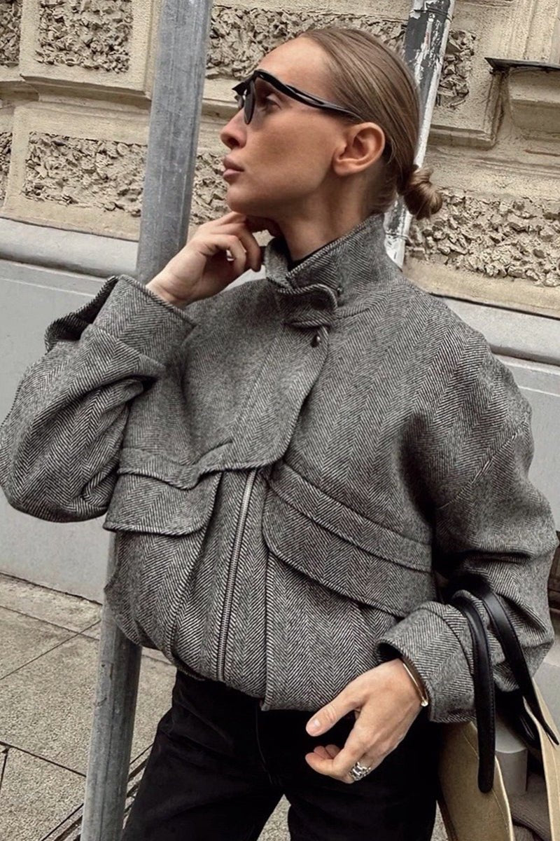 Colette - Women's Herringbone Weave Jacket - photo 2