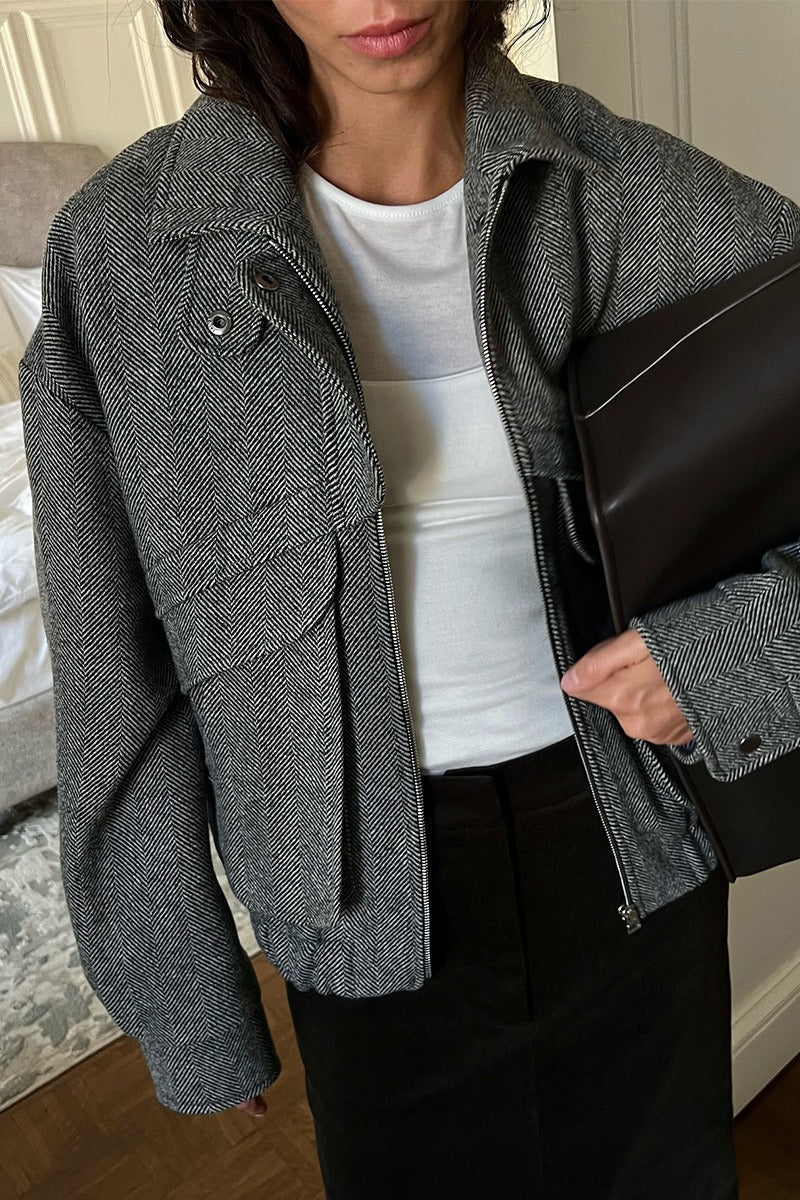 Colette - Women's Herringbone Weave Jacket - photo 4