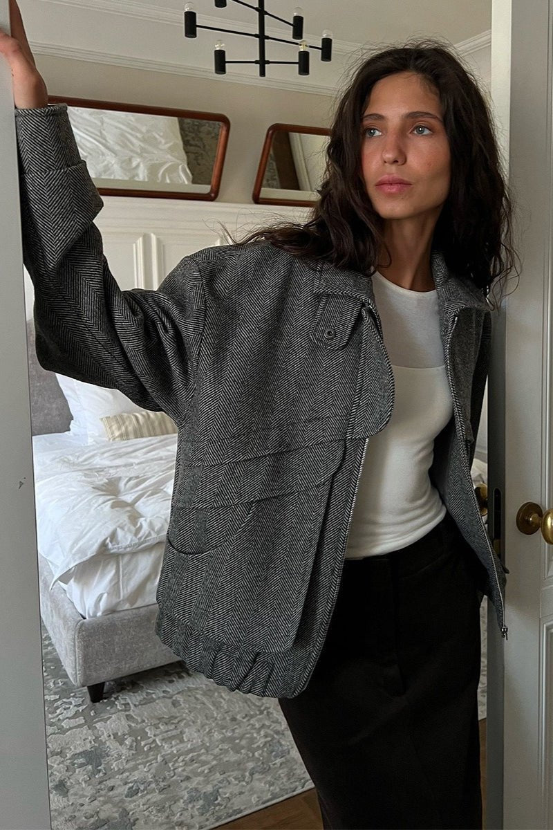 Colette - Women's Herringbone Weave Jacket - photo 5