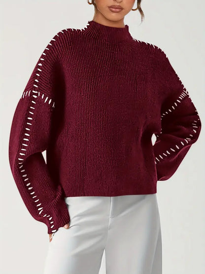 Rhiannon - Women's Relaxed Knit Sweater - photo 11