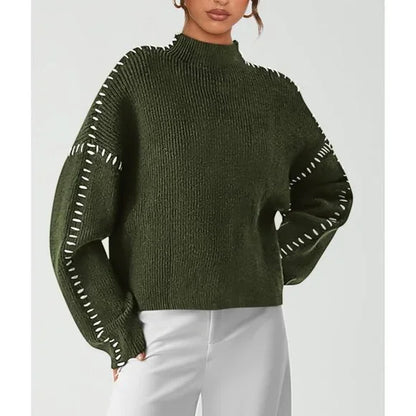 Rhiannon - Women's Relaxed Knit Sweater - photo 8