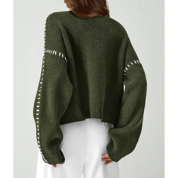 Rhiannon - Women's Relaxed Knit Sweater - photo 9