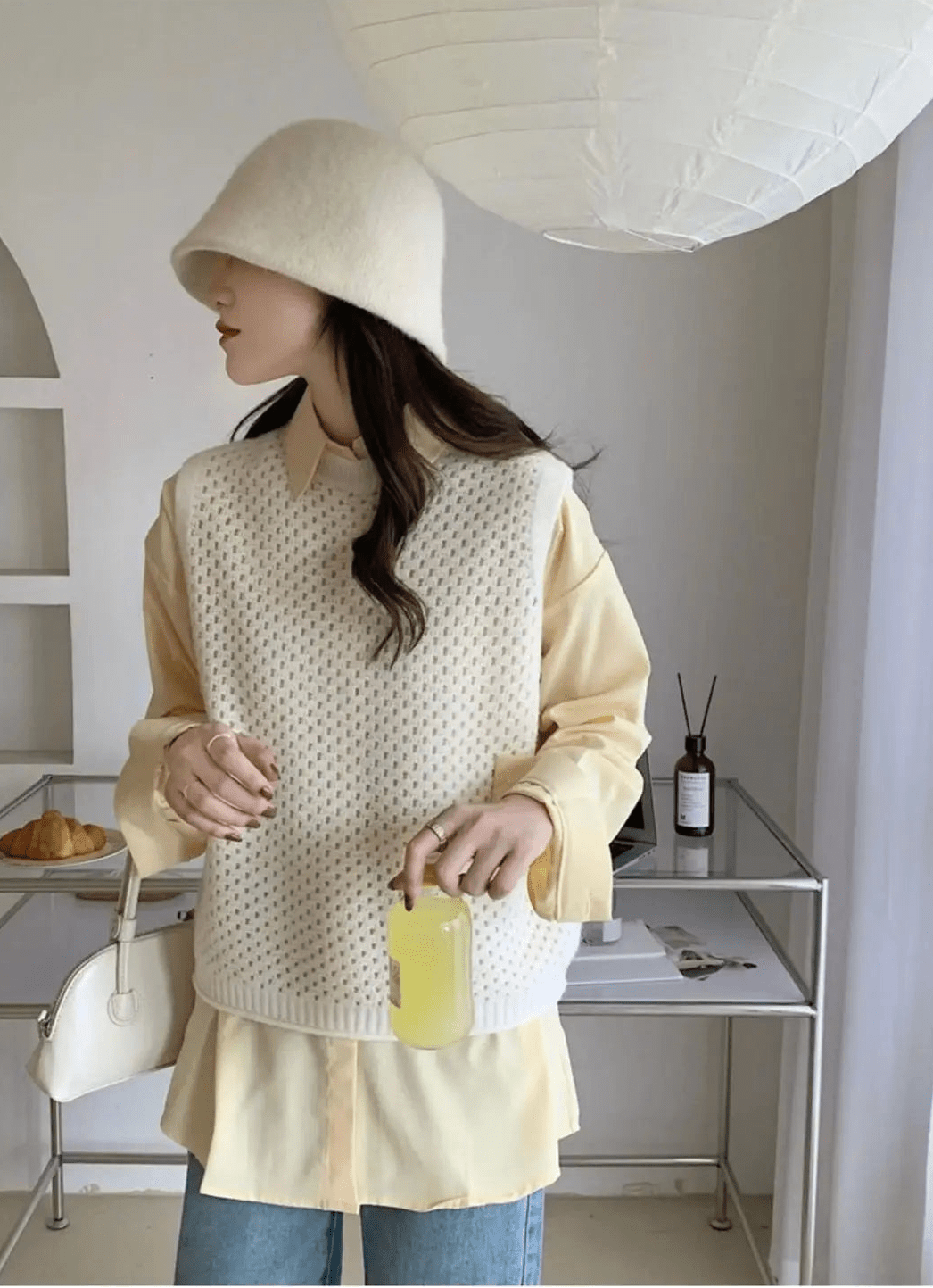 Aurelie - Women's Sleeveless Knit Sweater - photo 3