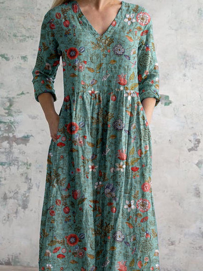 Joy - Floral Print Women's Dress (Plus Size Available) - photo 6