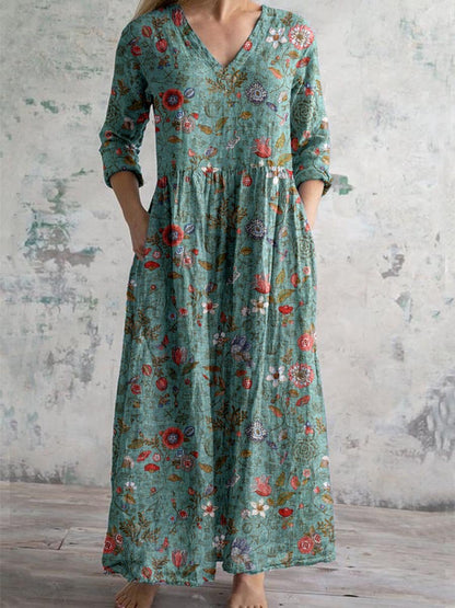 Joy - Floral Print Women's Dress (Plus Size Available) - photo 5